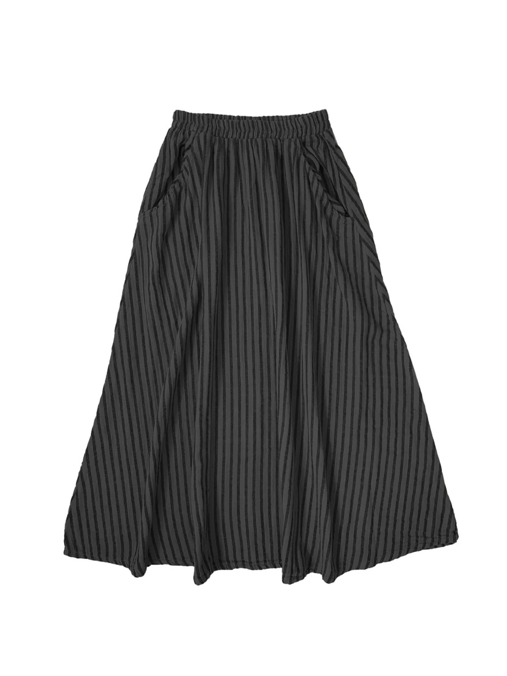 Curator SF Fawn Skirt Black Stripe Size M